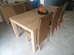 Tafel met stoelen en bijhorende kast, Ophalen of Verzenden, Zo goed als nieuw