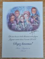 Marcel Marlier carte de voeux signée Martine 2010 Tiny, Ophalen of Verzenden, Overige figuren, Zo goed als nieuw, Overige typen