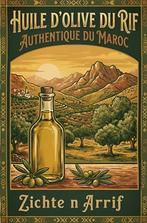 Huile d’olive du Rif, Maroc / Zichte n Arrif, Enlèvement ou Envoi