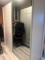 Kledingkast met schuifdeuren en spiegel, Huis en Inrichting, Kasten | Kleerkasten, Ophalen, Gebruikt