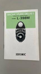 Handleiding Sekonic L-398M, Audio, Tv en Foto, Ophalen, Zo goed als nieuw