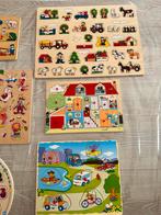 Houten legpuzzels, Kinderen en Baby's, Speelgoed | Kinderpuzzels, Ophalen of Verzenden, Zo goed als nieuw