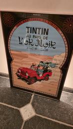 Kader Kuifje Tintin Au Pays De L' or Noir, Enlèvement, Tintin, Utilisé, Image, Affiche ou Autocollant