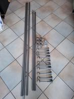 gordijnroede, Ophalen, Gebruikt, 150 tot 200 cm, Grijs