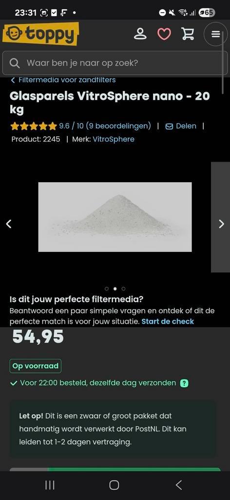Intex zandfilterpomp met VitroSphere glasparels – zo goed al, Tuin en Terras, Partytenten, Zo goed als nieuw, Ophalen of Verzenden