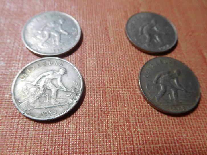 1 Frank Luxemburg - Charlotte, Postzegels en Munten, Munten | Europa | Niet-Euromunten, Losse munt, Overige landen, Ophalen of Verzenden