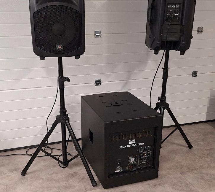 Luidsprekers boxen actief, Audio, Tv en Foto, Luidsprekerboxen, Gebruikt, Overige typen, 120 watt of meer, Overige merken, Ophalen