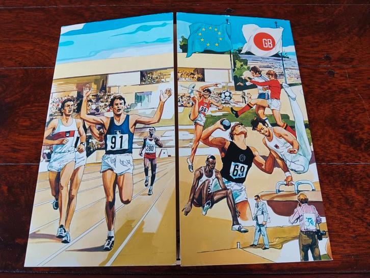 GB/carrefour olympische spelen 1980 reclame, Verzamelen, Merken en Reclamevoorwerpen, Gebruikt, Overige typen, Ophalen of Verzenden