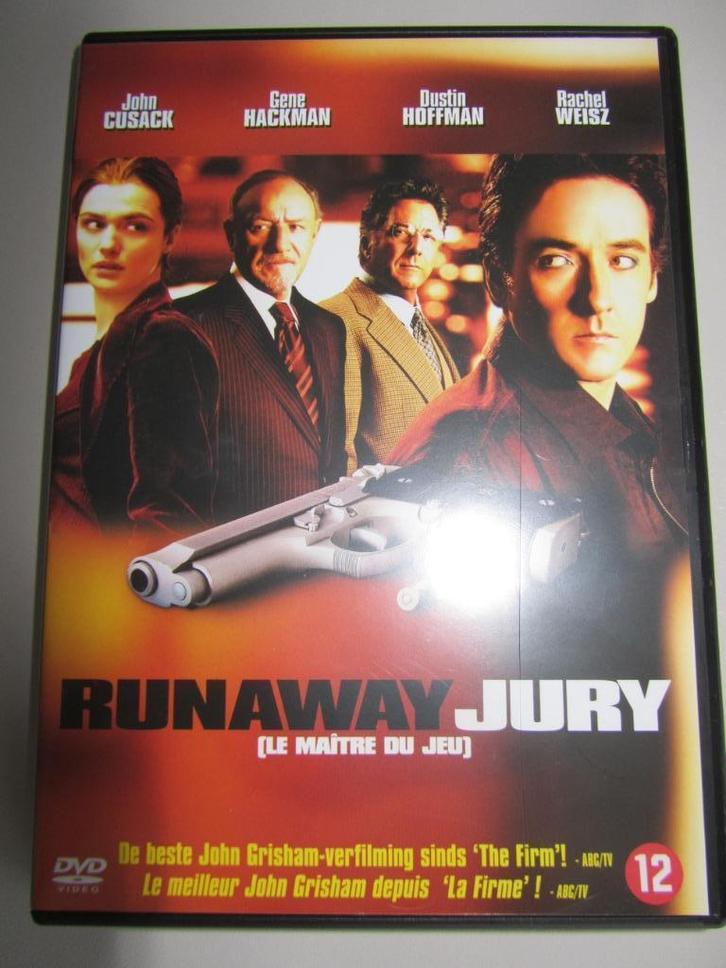 DVD RUNAWAY JURY (Met Gene Hackman & Rachel Weisz), Cd's en Dvd's, Dvd's | Thrillers en Misdaad, Gebruikt, Maffia en Misdaad, Vanaf 12 jaar