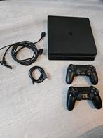 Sony Playstation 4 Slim 500GB console, Enlèvement ou Envoi, Comme neuf, Avec 2 manettes, Slim