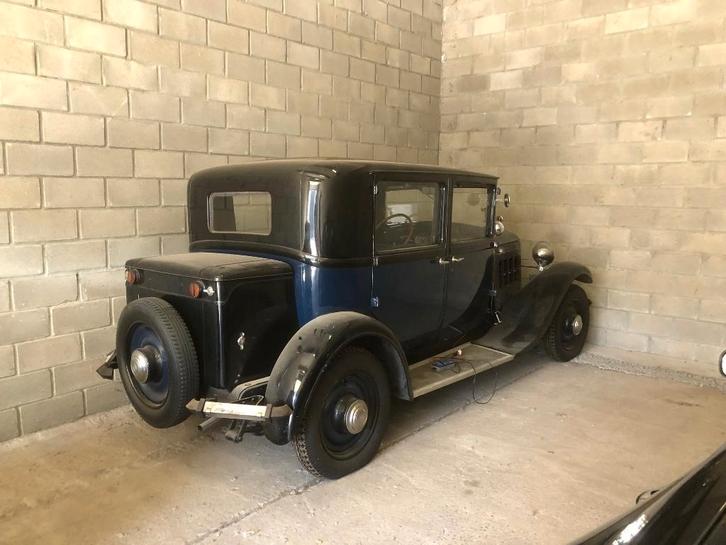 Citroën Rosalie (AC4) 1930 Restaureerd, Auto's, Oldtimers, Particulier, Citroën, Benzine, Stadsauto, 4 deurs, Handgeschakeld, Blauw