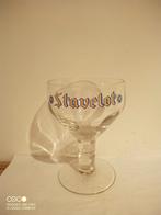 Oud emaille bierglas Stavelot, Collections, Marques de bière, Enlèvement ou Envoi, Comme neuf, Verre ou Verres, Autres marques