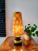 Vintage Fat lava tafellamp met originele kap, Ophalen of Verzenden