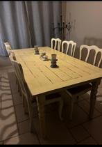 Tafel en 6 stoelen, Huis en Inrichting, Tafels | Eettafels, Ophalen, Gebruikt