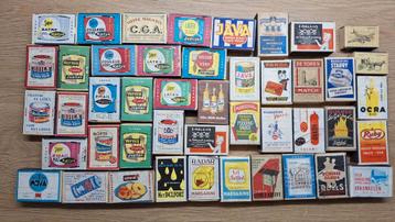 Lot de boîtes d'allumettes anciennes, peinture, supermarché,, Enlèvement ou Envoi, Utilisé, Ustensile