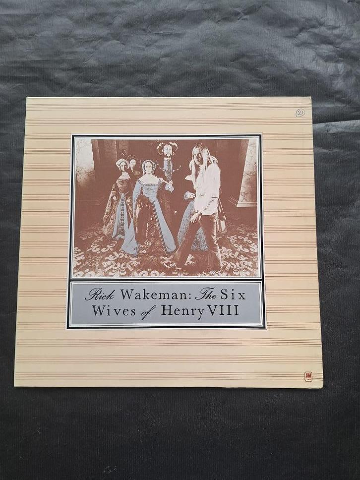 RICK WAKEMAN "Six Wives of Henry VIII" electro rock (1973), Cd's en Dvd's, Vinyl | Rock, Zo goed als nieuw, Progressive, 12 inch