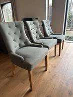 6 landelijke stoelen, Huis en Inrichting, Ophalen, Hout, Gebruikt, Grijs