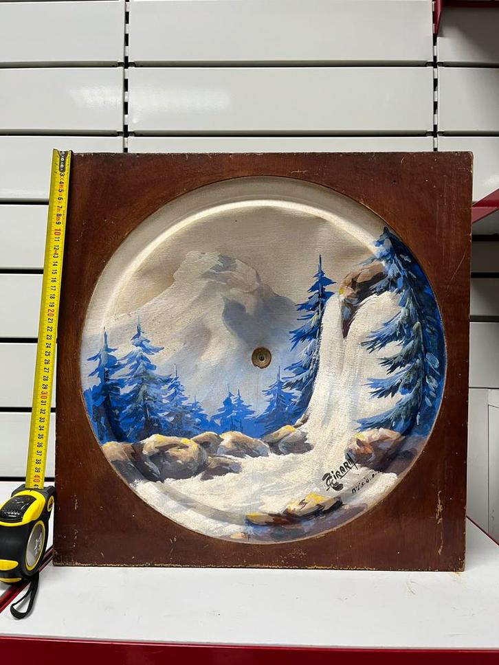 Rare Haut-Parleur Diffuseur TSF Art Déco - Signé C. GIRARD, Antiquités & Art, Antiquités | TV & Hi-Fi, Enlèvement