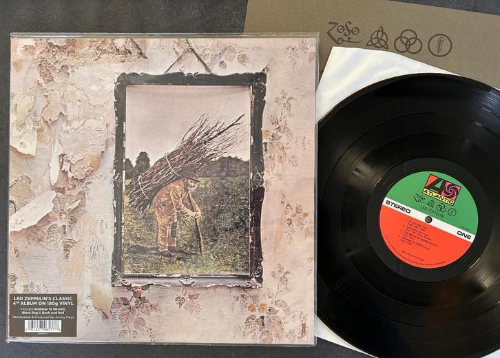 LED ZEPPELIN - Led Zeppelin IV ( LP; 180 grams; MINT ), Cd's en Dvd's, Vinyl | Rock, Zo goed als nieuw, Poprock, 12 inch, Verzenden