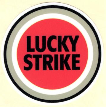 Lucky Strike sticker #5 beschikbaar voor biedingen