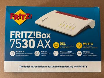 Fritz!box 7530 AX, Enlèvement ou Envoi, Comme neuf, Routeur avec modem, Avm