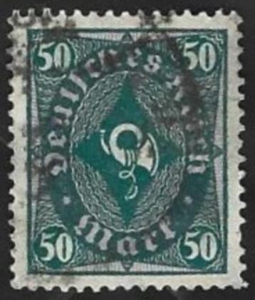 1 Postzegel Duitse Rijk 1922 Posthoorn (I) beschikbaar voor biedingen