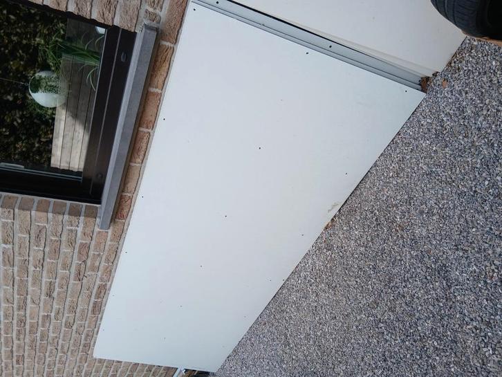 Trespa platen 3m x 110m -3 st. Wit, Doe-het-zelf en Bouw, Rolluiken, Zo goed als nieuw, Ophalen