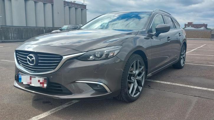 Mazda 6 Break 2.0 benzine Skydrive - trekhaak en koffermat, Auto's, Mazda, Particulier, 6 sportbreak, ABS, Airbags, Airconditioning