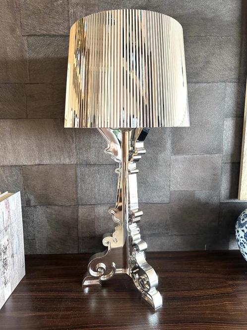 Kartell Bourgie tafellamp Chromed, Huis en Inrichting, Lampen | Tafellampen, Zo goed als nieuw, 50 tot 75 cm, Kunststof, Ophalen