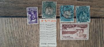 Timbres d'Afrique du Sud, du Lesotho, de Rhodésie