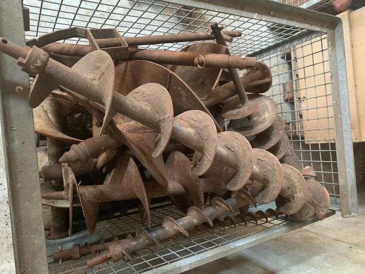 Partij grondboren in diverse maten, Tuin en Terras, Hand-tuingereedschap, Ophalen