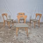 4x Niels Koefoed 'Peter' chair, vintage Deense eetkamerstoel, Huis en Inrichting, Stoelen, Ophalen, Scandinavisch, hans wegner