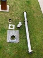 Dubbelwandige inox schoorsteen, Doe-het-zelf en Bouw, Ophalen, Gebruikt, Overige kleuren, Overige typen