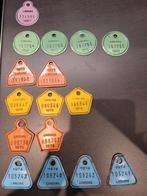 Fietsplaten Limburg verschillende jaren, Verzamelen, Ophalen, Gebruikt