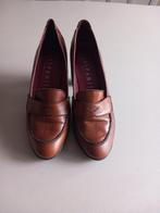 Hispanitas Loafers met hak Vintage/ Leder, Ophalen, Bruin, Hispanitas, Zo goed als nieuw