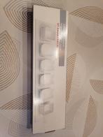 Glazen bord met 7 amuses schaaltjes, Huis en Inrichting, Keuken | Servies, Ophalen of Verzenden