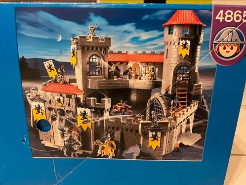 Playmobil 4865 Kasteel van de Leeuwenridders, Kinderen en Baby's, Speelgoed | Playmobil, Zo goed als nieuw, Complete set, Ophalen of Verzenden