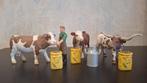 Schleich boer met koeien, Ophalen of Verzenden, Zo goed als nieuw