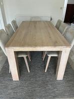 Table à manger, meuble TV, table de salon ensemble, Enlèvement, Comme neuf, Chêne