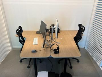 2x IKEA BEKANT hoekbureau – links & rechts uitvoering – €90  beschikbaar voor biedingen