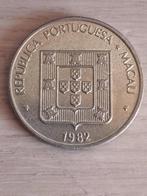 PORTUGEES MACAU 20 Avos 1982 - gereserveerd GVDijck, Ophalen of Verzenden, Zuidoost-Azië, Losse munt