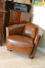 Bruine Vintage zetel Aviator chair piloten stoel, Ophalen of Verzenden
