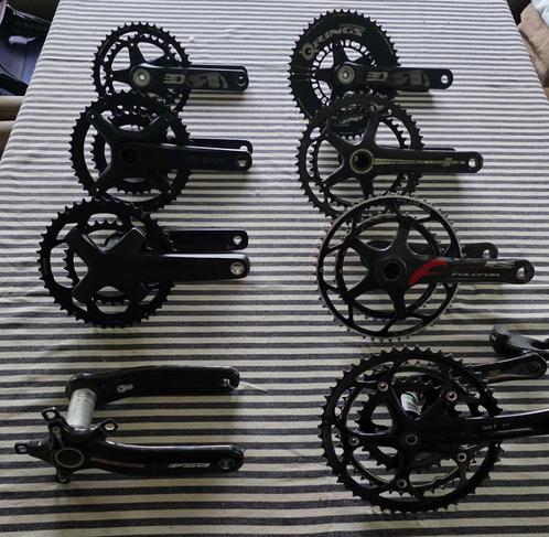 Praxis Rotor FSA BB30 Shimano Fulcrum Campagnolo crankstel, Fietsen en Brommers, Fietsonderdelen, Gebruikt, Racefiets, Crankstel of Pedalen