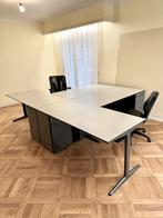 Ahrend bureau met ladeblok 160x60 cm (3 stuks beschikbaar), Ophalen, Gebruikt, Bureau