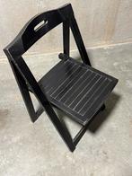 Klapstoel, Huis en Inrichting, Stoelen, Ophalen, Gebruikt, Zwart, Hout