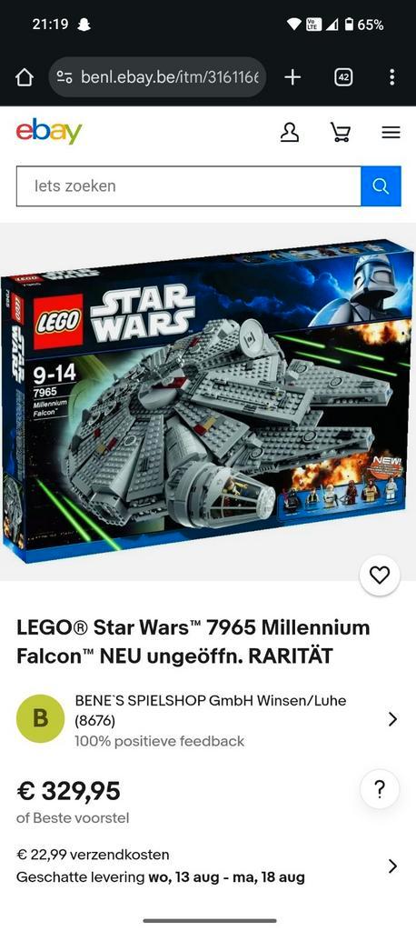 ZELDZAME COLLECTOR LEGO TWV €2000+, Kinderen en Baby's, Speelgoed | Duplo en Lego, Zo goed als nieuw, Lego, Ophalen of Verzenden