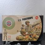 airfix 1/32 american paratrooper 29 soldaatjes met doos, Figuur of Figuren, Gebruikt, Ophalen of Verzenden, Groter dan 1:35