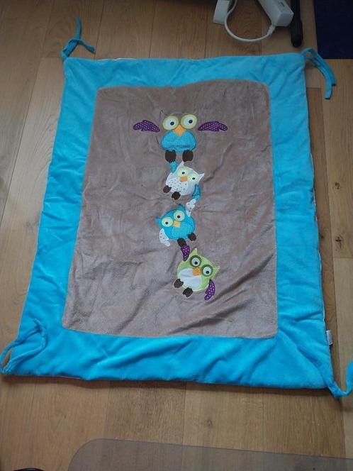 Fond de parc hiboux., Kinderen en Baby's, Babyparken, Zo goed als nieuw, Rechthoekig, Boxkleed, Ophalen