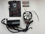 carte mère + i7 7700k + 2x8gb ddr4 + alim 750w + ventirad, Enlèvement ou Envoi, LGA 1151, DDR4, Comme neuf