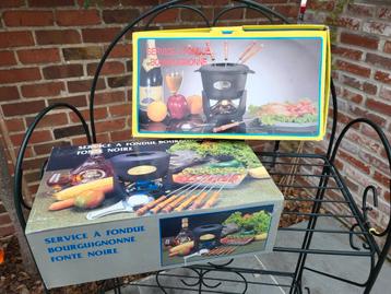 2 nieuwe fonduesets op spiritus beschikbaar voor biedingen